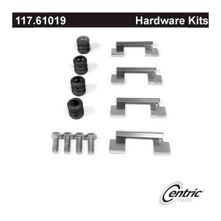 Centric Disc Brake Hardware Kit, Parts 117.61019